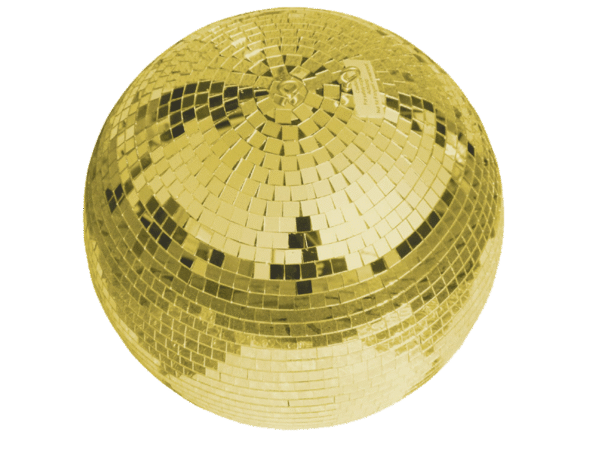 Mirror ball gold
