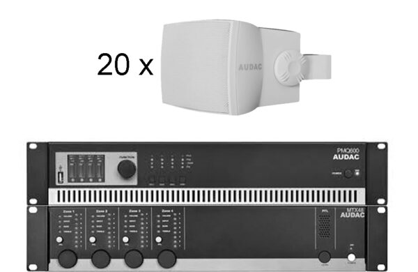 AUDAC MTX48 + PMQ240 + WX502