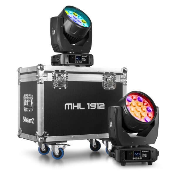 BeamZ MHL1912 2PCS IN FLIGHTCASE